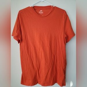 H&M Men's Orange T-Shirt